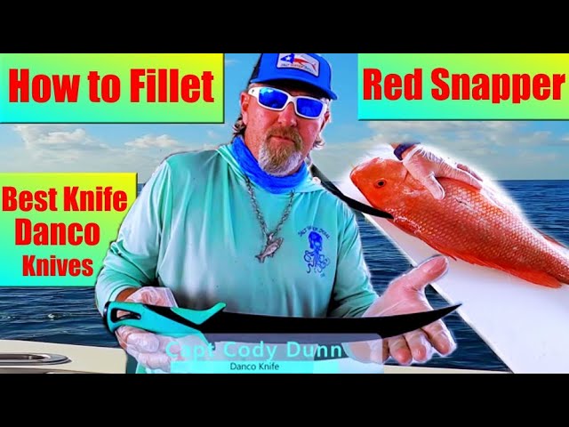 Best Fillet Knife  Cleaning Red Snapper 