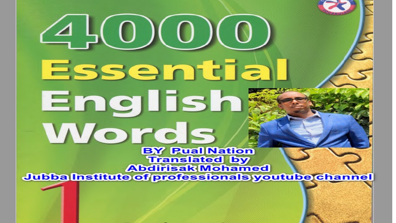 LESSON FIVE 4000 ESSENTIAL ENGLISH WORDS Somali YouTube