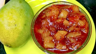 Instant Sweet Mango Pickle| బెల్లం తీపి ఆవకాయ సులువుగా| Jaggerry Mango Pickle|MadhuRam Foodz