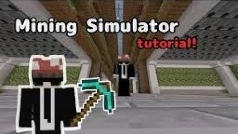 HOW TO MAKE MINING SIM IN MINECRAFT EASY