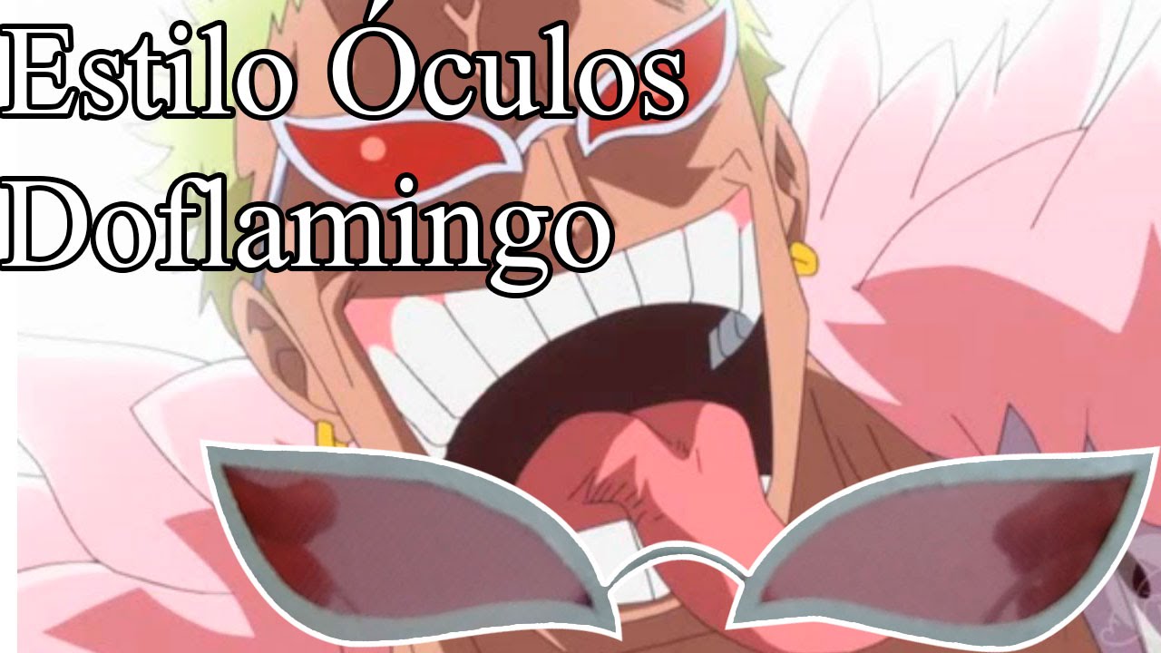 como fazer o óculos do doflamingo #doflamingo #onepiece