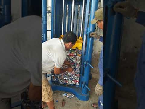 Video Máy ép lon bia, chai nhựa, giấy phế liệu - youtube