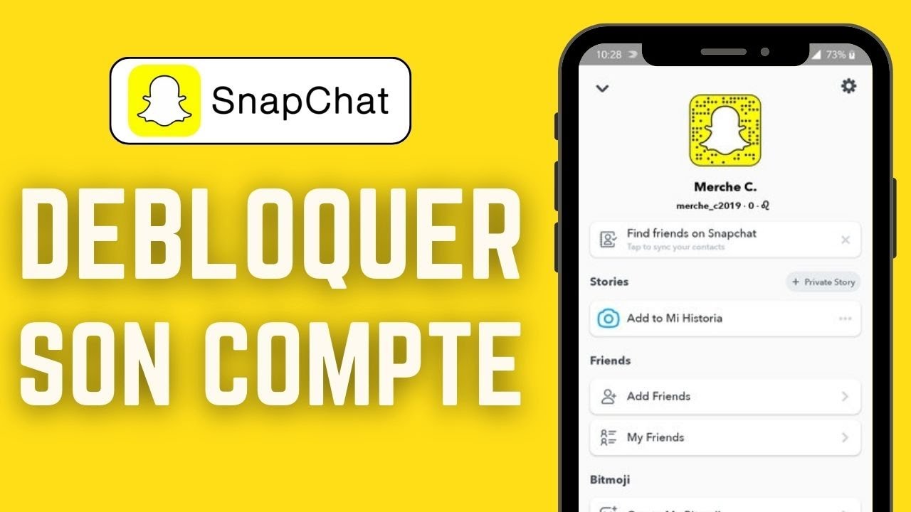 Comment Débloquer Mon Compte Snapchat ( FACILE ) - YouTube