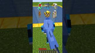 Minecraft Mobs Water Deep Drop Challenge! #minecraft #games #shorts