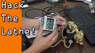 Hack Tormach Lathe: Automatic Gang & Turret Coolant!  WW110