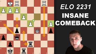 INCREDIBLE COMEBACK! Down 3 Pawns with One Last Trick...