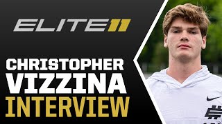 Steve Wiltfong interviews 4-star QB, Clemson commit Chris Vizzina at Elite 11