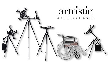 Artristic™ Rotating Access Easel - 2024 Model: making painting accessible for all artists
