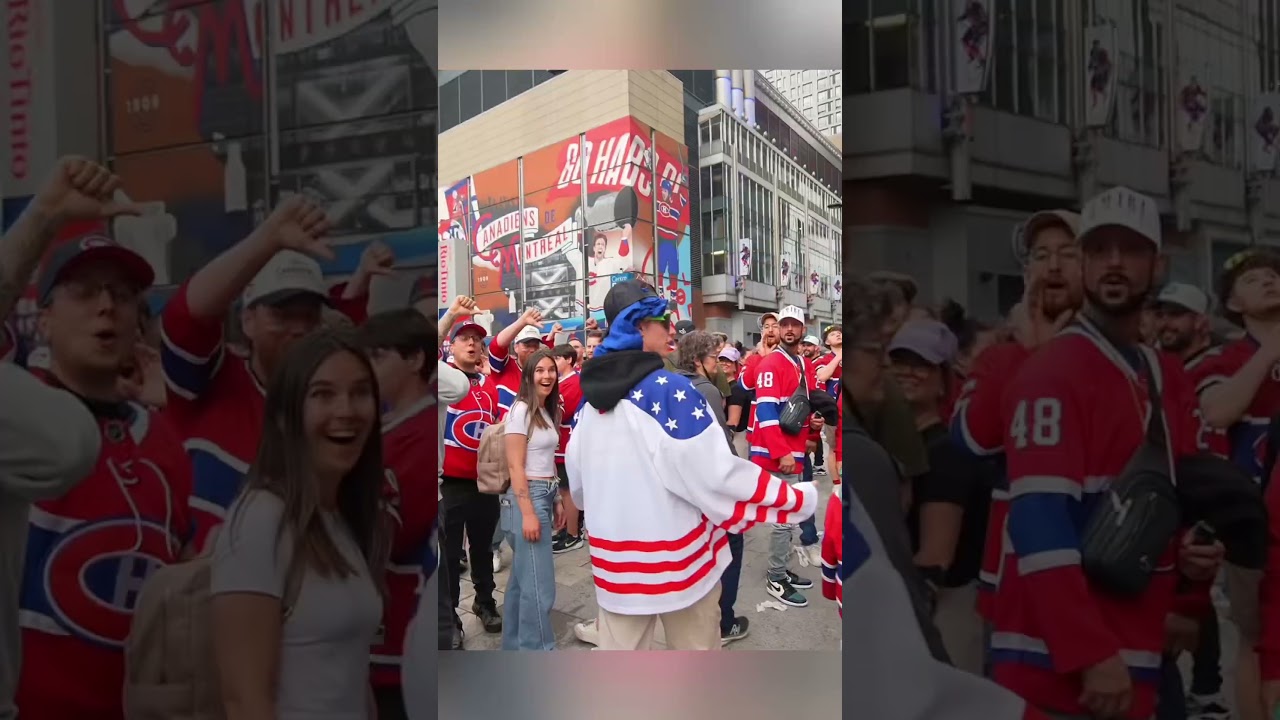 Trolling Canadian Hockey fans with Gold Medals! 😂 #hockey