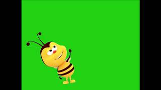 Бджілка на хромакее GreenScreen