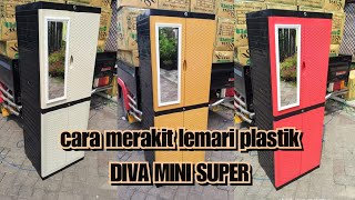 cara merakit lemari plastik diva mini super cara merakit lemari plastik diva mini super