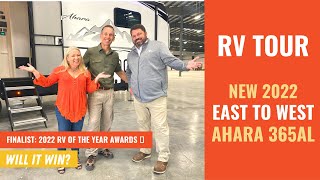 RV TOUR: 2022 EAST TO WEST AHARA 365 RL | RV OF THE YEAR FINALIST