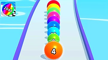 Ball Run 2048 Merge Number ! MAX LEVELS Gameplay Walkthrough New Update Part 77 android, ios