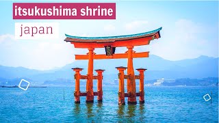 [Beautiful Japan] HIROSHIMA Itsukushima Shrine , Relaxing Japan Music, Bird Singing   (VingTer #27)