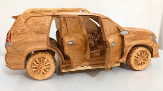 Wood Carving -TOYOTA PRADO Land Cruiser 2021-Woodworking art