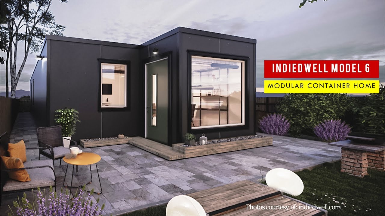 Indiedwell Model 6 Idaho S Modular Shipping Container Home Youtube