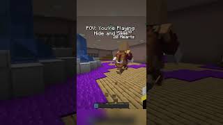 POV: You're Playing Hide and Seek in Minecraft #minecraft #shorts #minecraftgameplay