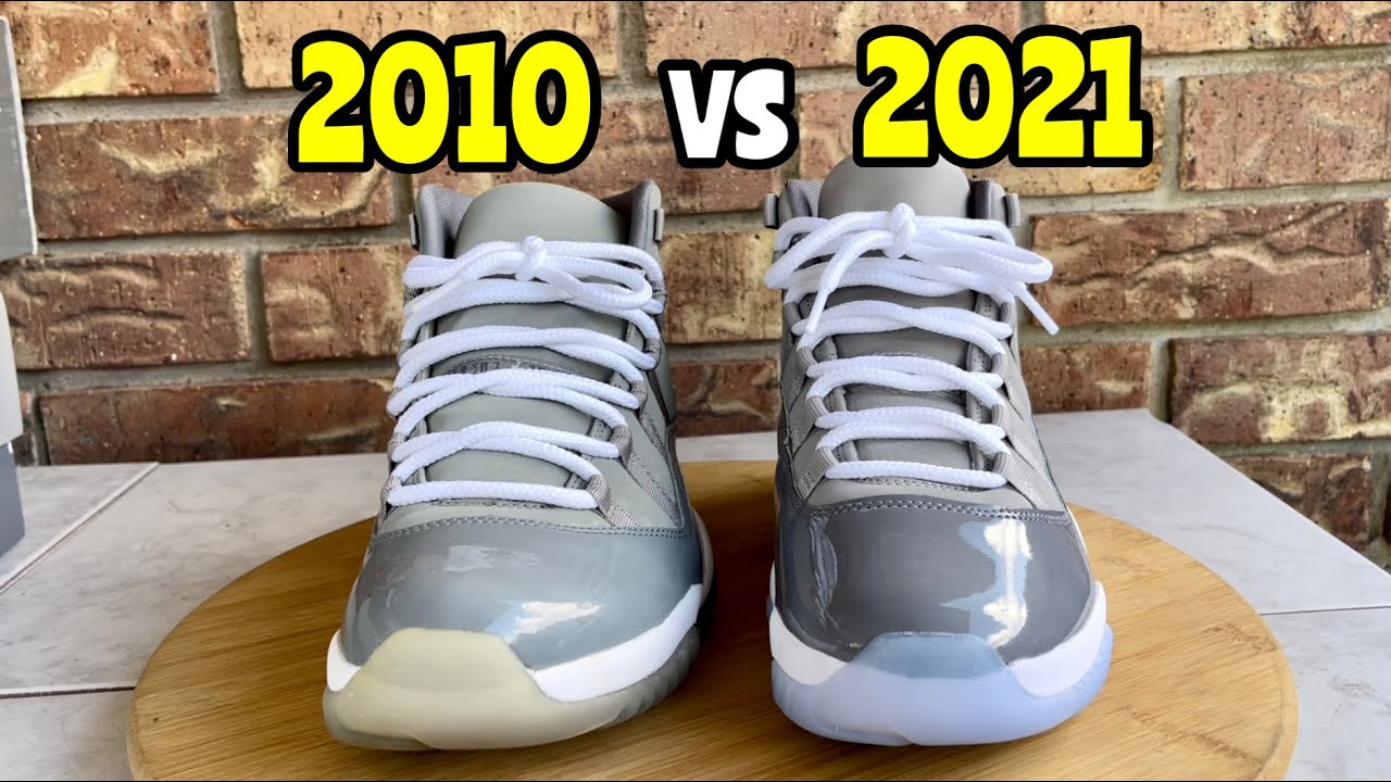 Air Jordan 11 “Cool Grey” Comparison 