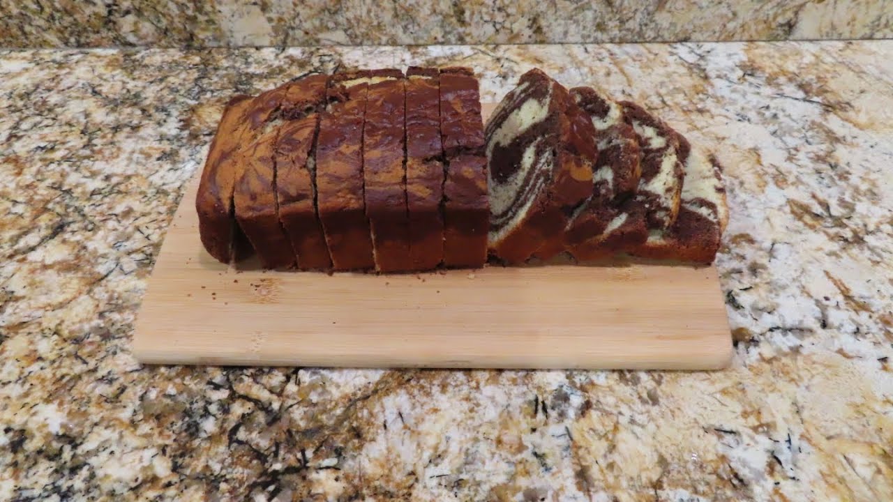 Super Moist  And  Delicious  Marble  Loaf  Cake  😊