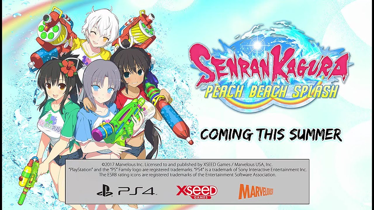 Senran Kagura: Peach Beach Splash - E3 2017 Trailer 