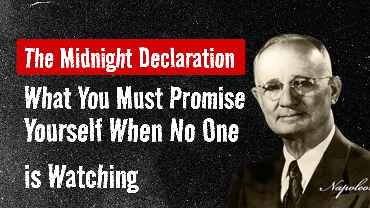 The Midnight Declaration: What You Must Promise Yourself When No One is Watching
