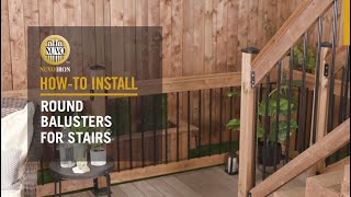 How-to Install: Round Balusters for Stair Railings | Nuvo Iron