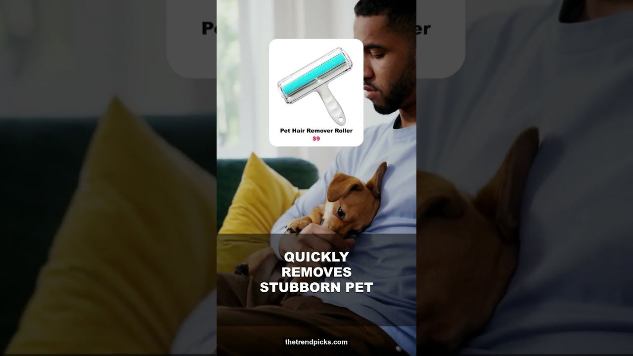 Pet Hair Remover Roller — People buy it for an easy, reusable lint-roller alternative that works on 