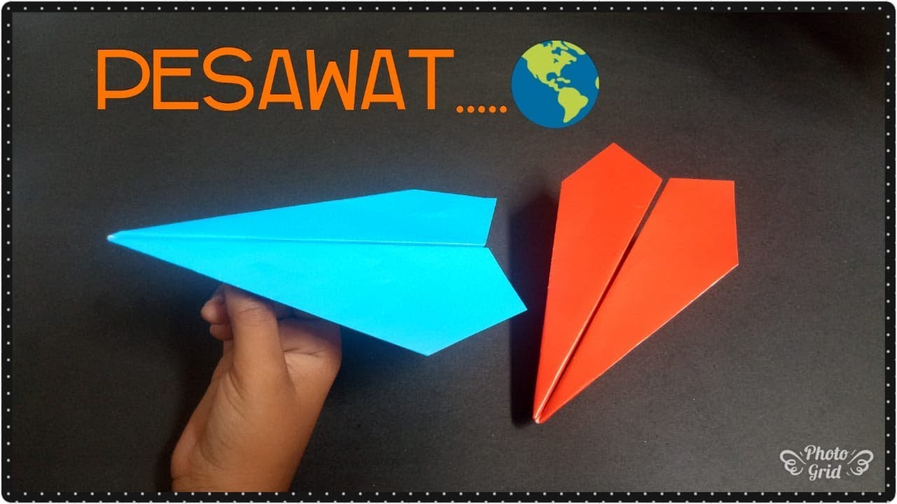  Origami  Pesawat Sederhana  Guru