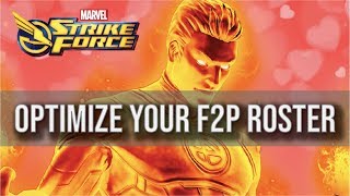 How to Optimize Your F2P Roster! I Marvel Strike Force screenshot 1