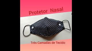 TRÊS CAMADAS DE TECIDO COM AJUSTE NASAL  ! DIY Máscara com Molde Passo a Passo| TUTORIAL FACE MASK