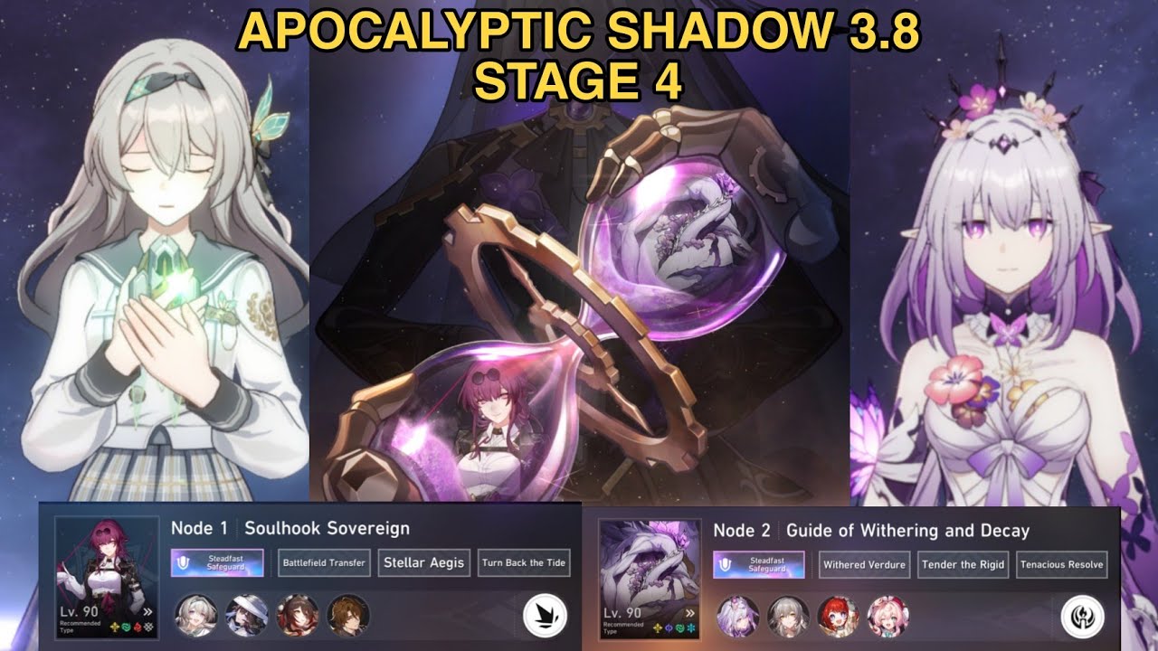 E0 Firefly & E1 Castorice 3 Star Stage 4 Clear! | Apocalyptic Shadow | Honkai Star Rail 3.8