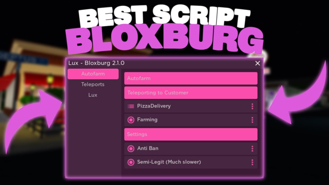 FREE] Bloxburg Script, Infinite Money, Auto Farm, Auto Build, Teleport, AND MORE