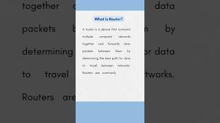What is Router in computer | Computer Fundamentals |