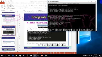 how to configuration dhcp server debian 8 jessie