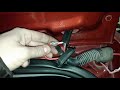 Хёндай Гетс ремонт проводов в проходной трубке крышки багажника