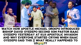 WATCH HOW APST MIKE INTRODUCED ISAAC OYEDEPO ON STAGE & WHY EVERYONE STARTED CRYING BECAUSE OF THIS