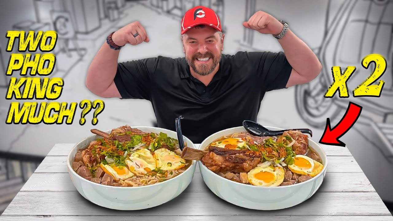 I Should NOT Have Ordered TWO Vietnamese Pho Challenges at Twenty Pho Hour in Orlando, Florida!!