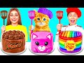 自分 vs おばあちゃんの料理チャレンジ 猫と一緒に | 素晴らしいらしい食べ物のハック Trend DO Challenge