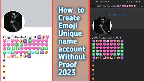 How to Create Emoji Name id Without proof 2023 | Emoji name facebook Id | Make Emoji name fb id