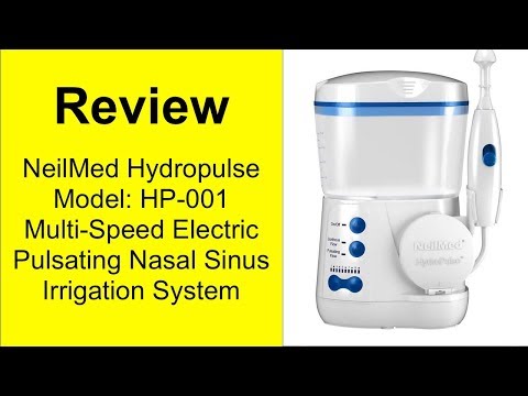 Review NeilMed Hydropulse. Multi-Speed Electric Pulsating Nasal Sinus Irrigation System HP-001