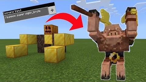 How to summon super piglin brute