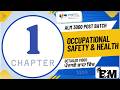 Ch.1 Occupational safety and health