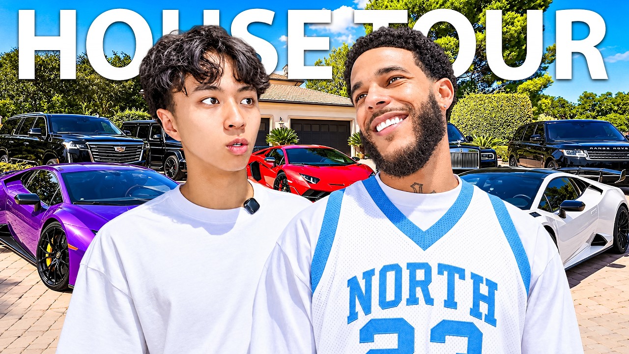 I Toured Lonzo Ball's 20 Million Dollar MANSION!