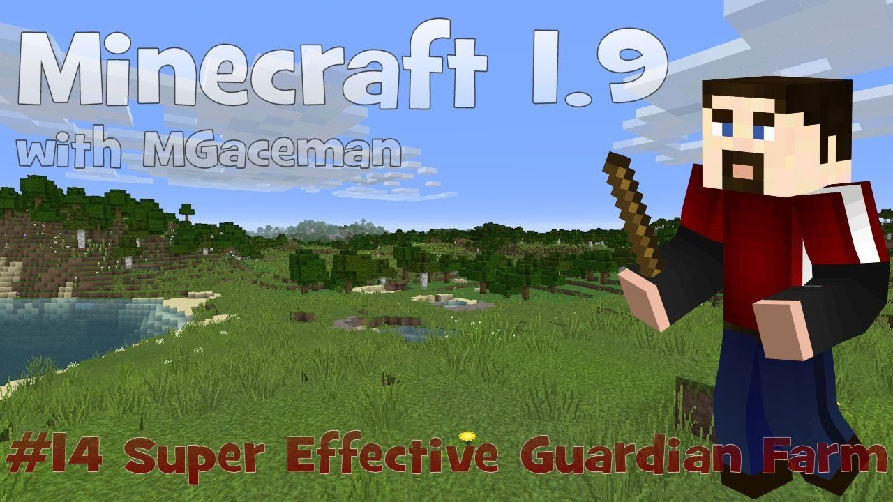 Minecraft 1.9 Vanilla Survival | #14 Super Effective Guardian Farm | Let's Play Gameplay