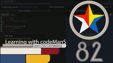 FreeCodeCamp | Learn Intermediate CSS by Building a Cat Painting: Step 82 | Responsive Web Design