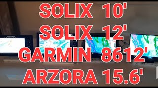 Solix10' , Solix12' , Garmin12' , Arzora15.6' СРАВНИВАЕМ ДИАГОНАЛИ