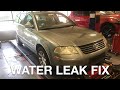 VW B5 B5.5 Passat water leak diagnosis and repairs! Fix all the leaks!