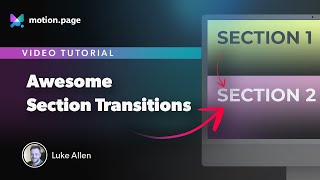 Create Awesome Transitions between Sections - Pin Element 🔥