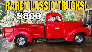 15 Rare Classic Trucks – Project Gems and Running Survivors! Hidden Treasures 15 Rare Classic Trucks For Sale