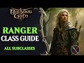 Baldurs gate 3 ranger guide  all subclasses hunter beast master gloomstalker